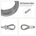 thumbnail image 4 of Kit de cable de alambre Uxcell 1/8", cable de acero inoxidable recubierto de PVC, 33 pies, 4 of 4