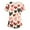 Red #197, variant on Valentines Day Scrub Tops Women Loose Short Sleeve Cute Love Hearts Graphic Scrubs Casual V Neck Scrub Shirts Medical Nurse Uniform Nursing Workwear with Pockets Red M