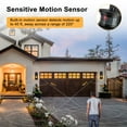 thumbnail image 3 of C Cattleya Matte Black Motion Sensor Outdoor Wall Lantern, Dusk to Dawn Outdoor Wall Lights Fixtures Porch Lights, Waterproof Exterior Wall Sconces E26 Socket, 2-Pack, 3 of 10