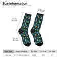 thumbnail image 2 of Logiee Bright ladybugs Print Adult Socks for Men & Women,Calf Socks, Ankle Socks,Boots Socks,Breathable Casual Sock,Unisex Crew Socks, 2 of 6