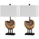 Safavieh Nautilus Shell Lampe de Table en Brun – image 1 sur 3