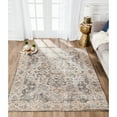 thumbnail image 4 of Jani  Zora Distressed Grey Jute-blend Rug 8' Round Oriental, Medallion, Geometric 8' Round Entryway, Living Room, Dining Room Round Braided, 4 of 5