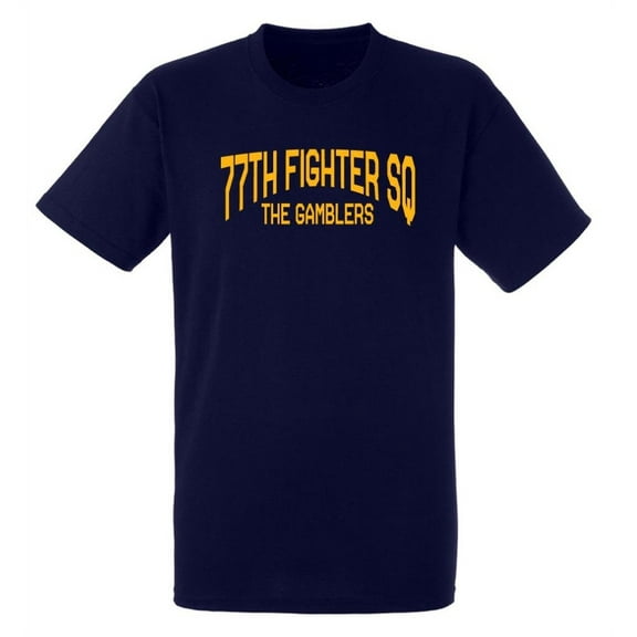 USAF US Air Force 77th Fighter Squadron The Gamblers Short Sleeve Tee Shirt