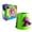Green, variant on Airzooka Air Blaster Toy Handheld Air Cannon with Pop-Up Sight, Harmless Air Balls for Indoor Target Practice Family Fun