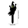 thumbnail image 2 of Halloween Ghost Decor 5 X 3 Inch Glow in The Dark Halloween Decorations Outdoor Halloween Yard Decor for Lawn Porch Haunted House Party, 2 of 5