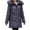 Purple Coat for women, variant on jtjvou Winter Coats for Women Trendy Warm Mid Length Fleece Lined Slim Fit Quilted Jackets Windproof Hooded Parkas Outerwear Purple XXXL