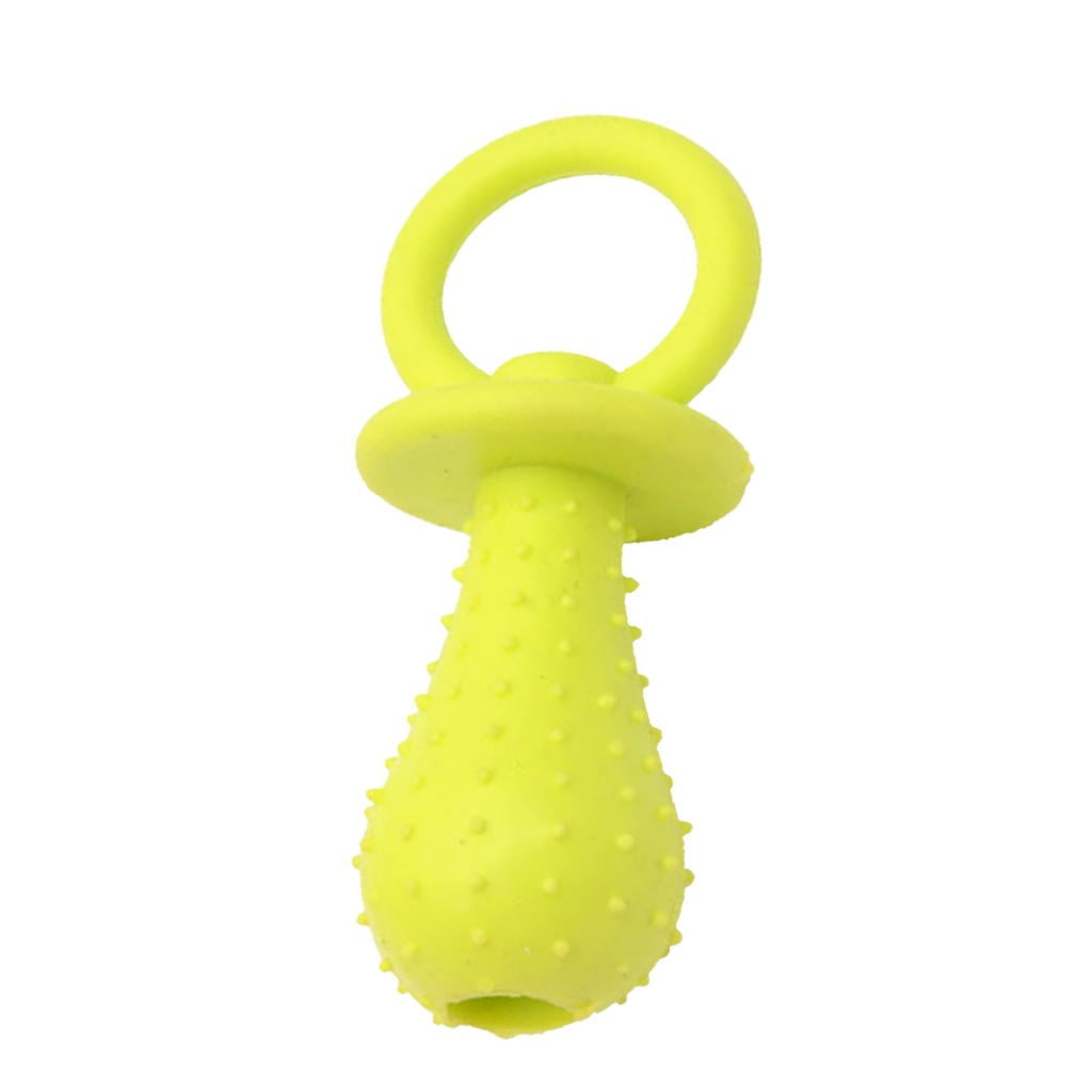 Hot Pet Toys Dog Cat Rubber Pacifier  Puppy Chew Toys with Bell Sound Inside New 