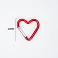thumbnail image 2 of Fashion Heart Keychain Showcasing Unique Charm with Lightweight Portable Design for Various Style Matches, 2 of 3