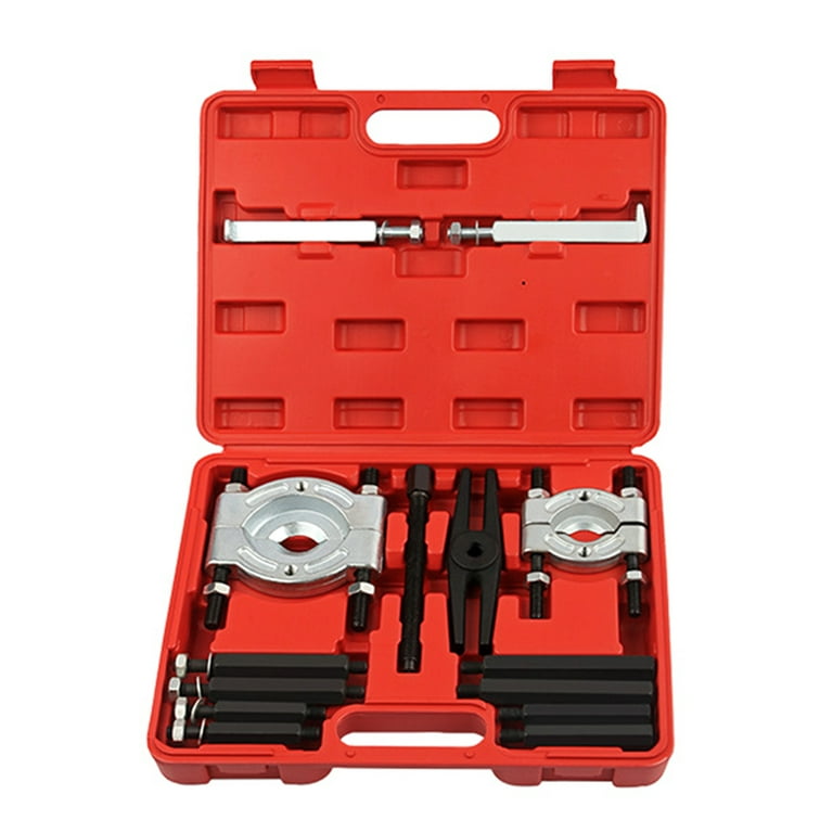 Carevas 14 PCS Bearing Separator Puller Kit Heavy Duty Bearing Splitter  Remover for Wheel Hub Gear Pinion Automotive Tool 
