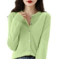 thumbnail image 2 of Green Cardigan Sweaters for Women, 2 of 4