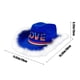 thumbnail image 3 of Fiudx Sombrero con Volantes de Plumas Del Día de La Independencia, Decoración Festiva con Plumas Rojas, Blancas y Azules, Accesorio para Fiestas, Accesorio para Mejorar El Rendimiento, Ideal para Oca, 3 of 6