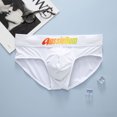 thumbnail image 4 of aussiebum Caleçons Courts pour Hommes Soie de Lait Taille Basse Extensible Confortable Pochette Convexe Rouge L 55-65KG, 4 of 5