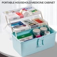 thumbnail image 2 of Caja De Almacenamiento De Medicina Plegable De 3 Capas Botiquín De Primeros Auxilios De Plástico Portátil seitruly HA023991-02, 2 of 5