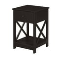 thumbnail image 2 of Convenience Concepts Oxford One-Drawer End Table in Espresso Wood Finish, 2 of 7