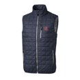thumbnail image 2 of Cutter & Buck Heather Navy Gonzaga Bulldogs Primary Team Logo Rainier PrimaLoft Eco Insulated Full-Zip Puffer Vest, 2 of 3