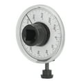 Torsion Angle Gauge Tool Steel 1/2in 360° Adjustable Analog Dial Scale