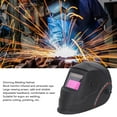 thumbnail image 3 of Large Electric Welding Helmet 92.5x42.5mm Large Viewing Screen Argon Arc Welding Dimming Hood Built In Battery, 3 of 8