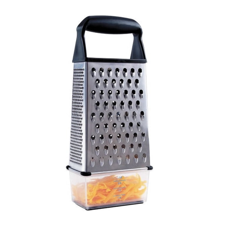OXO SoftWorks 12" Stainless Steel Box Grater, Black photo 5