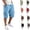 Sky Blue, variant on Urbanix Cargo Shorts for Men Classic Drawstring Bermuda Short Elastic Waist Relaxed Sports Clothes Outdoor Pants with Multi -Pockets
