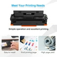 thumbnail image 4 of CF410X Compatible 410X Toner Cartridge Replacement for HP 410X 410A CF410X CF411X CF412X CF413X to use with Color Laserjet Pro MFP M477fdw M477fdn M477fnw Pro M452dn M452nw M452dw Toner Ink (1 Pack), 4 of 6