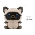 thumbnail image 3 of Cute Plush Siamese Cat Toy - 7inch Soft Stuffed Animal with Big Blue Eyes,Adorable Companion for Kids and Collectors,Perfect Cuddly Gift, 3 of 7