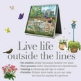 thumbnail image 4 of Sticker & Chill Gardens Book for Adults Stress Relieving Spiral Bound Scene, 4 of 7