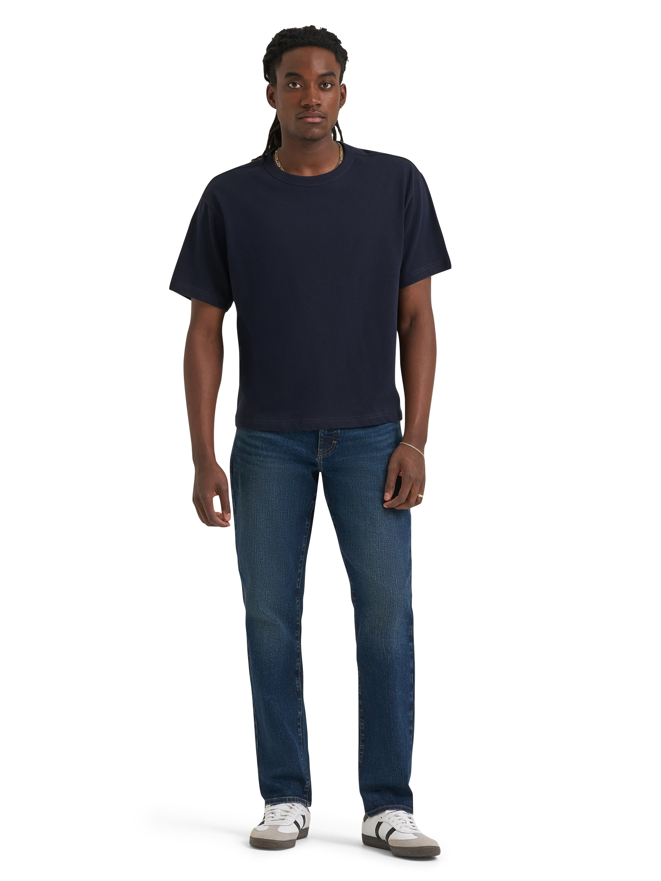 Lee® Men's Five Pocket Relaxed Taper Denim Jeans