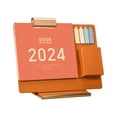 thumbnail image 3 of Enero de 2024-diciembre de 2024 Calendario de escritorio 2024 de mesa con portalápices adornos calendario mensual para año Nuevo sala de estar Oficina Macarena calendario de escritorio, 3 of 8