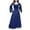 Blue, variant on DDAPJ pyju Plus Size Medieval Dresses for Women Flared Long Sleeve Maxi Dress Renaissance Princess Dresses Ball Gown Fairy Elf Dress Blue XXXL
