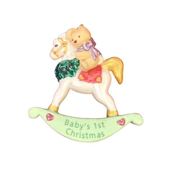 1994 Baby's First Christmas (Baby's First Christmas) Hallmark Keepsake Christmas Tree Ornaments QXM4003