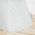 thumbnail image 6 of KITCHENAID Fitted Tilt-Head Ticking Stripe Stand Mixer Cover with Storage Pocket, Quilted 100% Cotton, Ink Blue, 14.4"x18"x10", 6 of 10