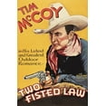 thumbnail image 2 of Unknown 17x24 White Modern Wood Framed Museum Art Print Titled - Vintage Westerns: Two Fisted Law, 2 of 4