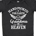 thumbnail image 4 of Inktastic Handpicked for Earth by My Grandma in Heaven Angel Wings Boys or Girls Baby Bodysuit, 4 of 5
