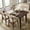 Deep Brown, variant on Simpli Home Draper SOLID WOOD and Rubberwood 66 inch x 40 inch Rectangle Mid Century Modern Dining Table in WALNUT WOOD