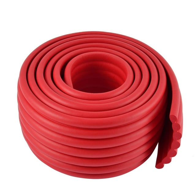 Unique Bargains Furniture Corner Edge Safety Red Protection Cushion Guard