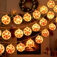 thumbnail image 5 of Christmas Red Windmill LED String Lights - (196.85in/500cm 20lights) Plug-In Warm White Decor, Indoor/Outdoor Use for Christmas Trees, Parties, Windows, Cute Windmill Design, Enhances Festive Vibe, 5 of 7