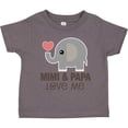 thumbnail image 3 of Inktastic Mimi and Papa Love Me Elephant Boys or Girls Toddler T-Shirt, 3 of 5
