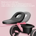 thumbnail image 5 of XJD 5-in-1 Toddler Bike for 1-4 Years Old Boys Girls Tricycles for Toddlers Kids Trikes for Balance Training Baby Bike Infant Trike,Pink, 5 of 12