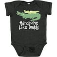 thumbnail image 3 of Inktastic Alligator Handsome Like Daddy Baby Boy Boys Baby Bodysuit, 3 of 5