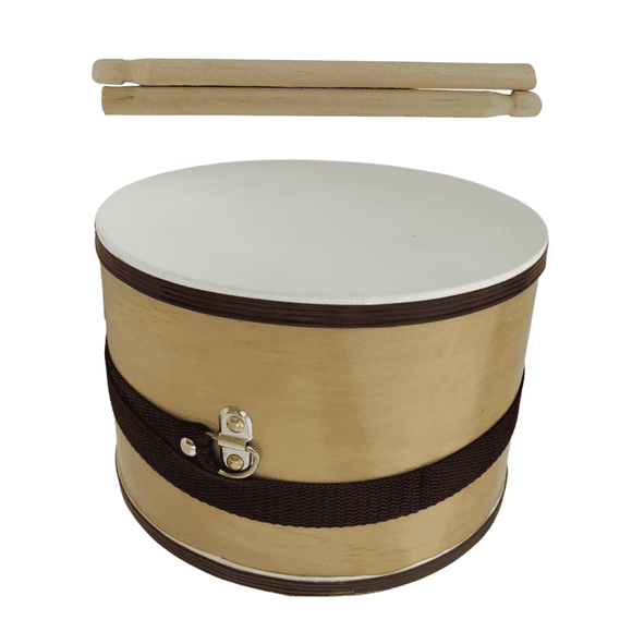 Instrumento Musical Tambor Didáctico Jumbo #10 Distribuidora A$C Madera y Piel