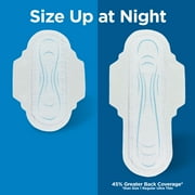 Equate Ultra Thin Pads with Flexi-Wings, Overnight Absorbency, Size 4, 28 Count