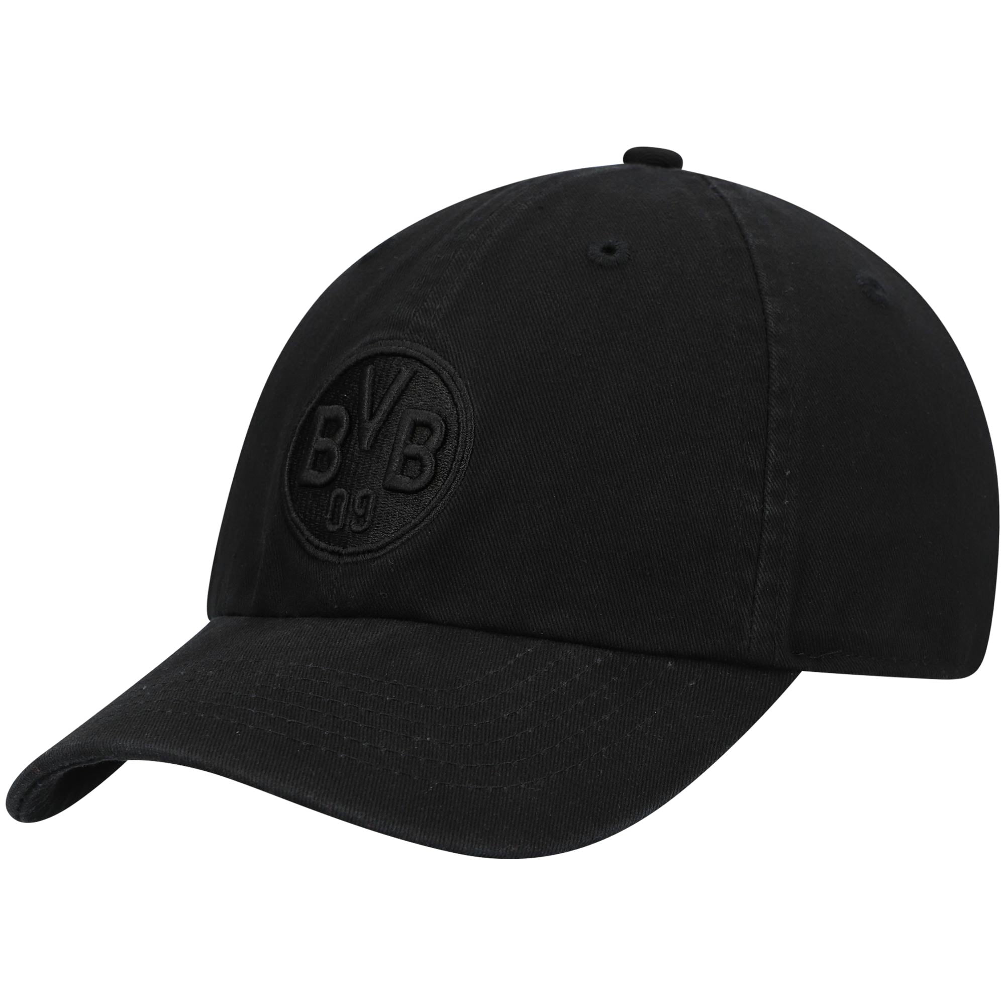 FI COLLECTION Borussia Dortmund Bambo Classic Adjustable Dad Hat Black 