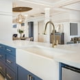 thumbnail image 3 of Houzer Platus 36 inch Biscuit Fireclay Apron Front Farmhouse Single Bowl Kitchen Sink - PTG-3600 BQ, 3 of 8