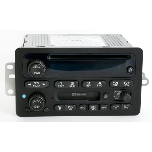 Restored UNLOCKED Chevy Car 2000-05 Radio AM FM CD Cassette Bluetooth - 09394159 (Refurbished)