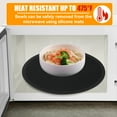 thumbnail image 2 of Becaristey 2pcs Silica Gel Non-Toxic Silicone Mat Smooth Surface And Easy To Clean For Restaurant Black 1Set, 2 of 6