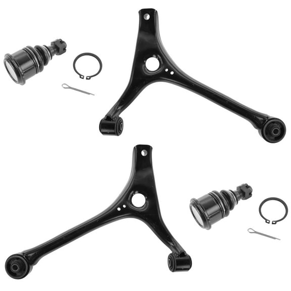 TRQ Front Lower Control Arm w/ Ball Joint LH RH Pair Set of 2 for Taurus Sable PSA62540
