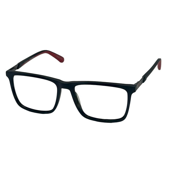 New Balance Mens Rectangle Plastic Eyewear Frame NB546 1  Black   53mm