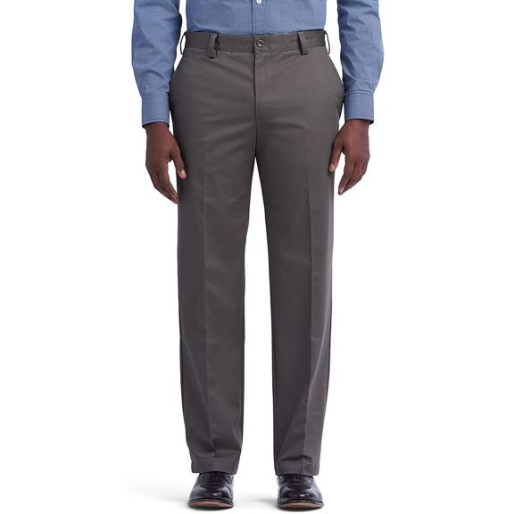 NEW Solid Brown Mens Size 32X32 American Chino Flat-Front Pants