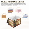 thumbnail image 7 of Cats with Christmas Hat Presents Tree Foldable Storage Bin with Lid and Handle Collapsible Storage Box 16.5 x 12.6 x 11.8 inches, 7 of 7