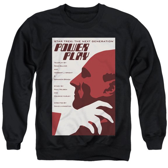 Star Trek Tng Season 5 Episode 15 Adult Crewneck Sweatshirt Black